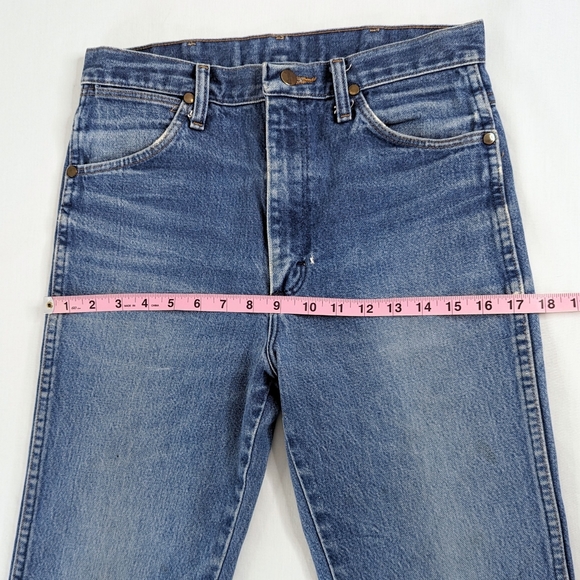 VTG Wrangler Distressed Raw Hem High Waist Mom Jeans - Picture 7 of 12